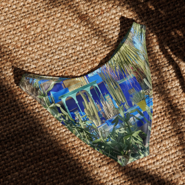 Recycled V-cut bikini bottom "Majorelle" - Image 3