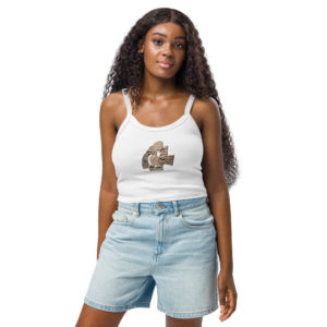 Women’s micro-rib tank top "Teotihuacan"