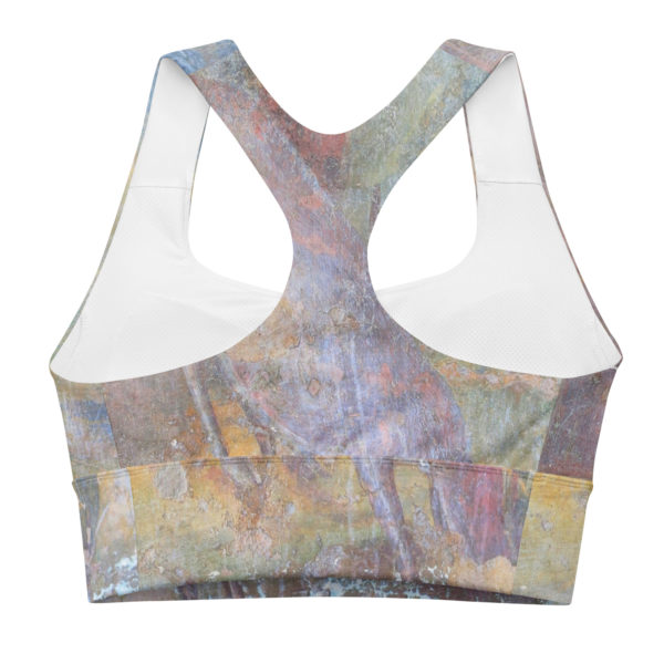 Recycled longline Sports Bra "Pompei" - Image 3