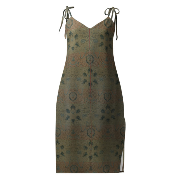 Tie-strap midi dress "Ispahan" - Image 5