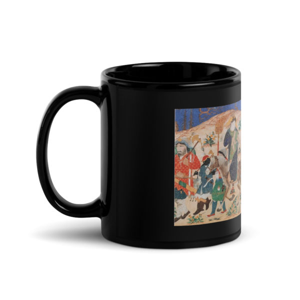 Black Glossy Mug "Samarkand" - Image 2