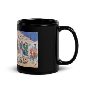 Black Glossy Mug "Samarkand"