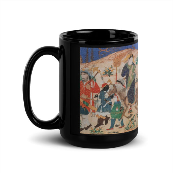 Black Glossy Mug "Samarkand" - Image 4