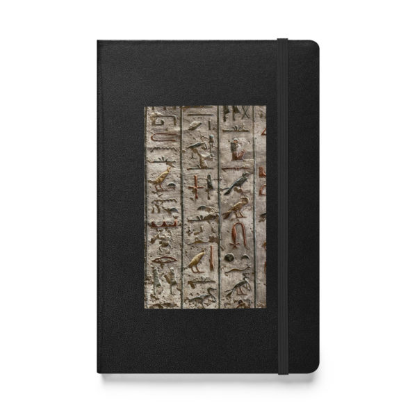 Hardcover bound notebook "Hieroglyphs"