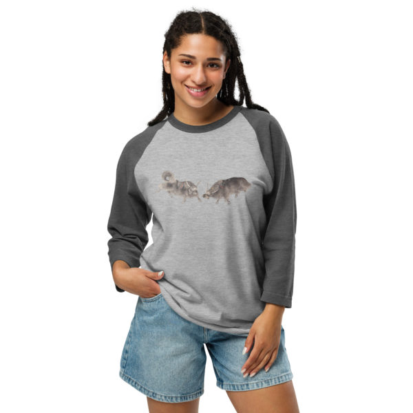 3/4 sleeve raglan shirt "ErdeneZuu" - Image 17