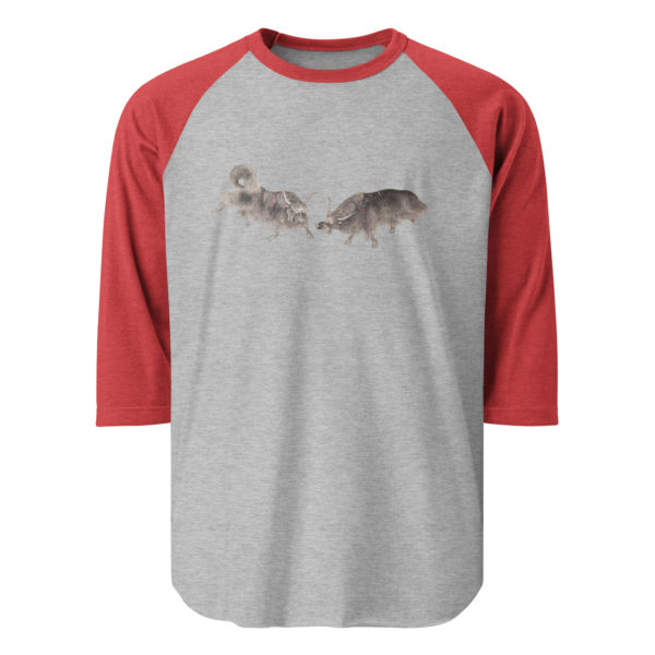 3/4 sleeve raglan shirt "ErdeneZuu" - Image 4