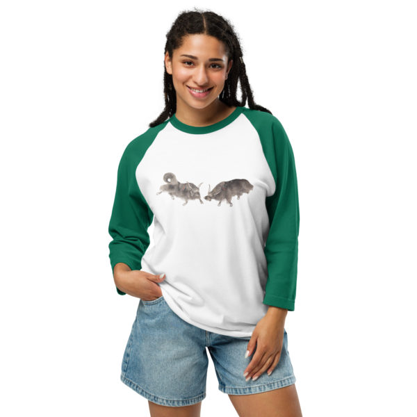 3/4 sleeve raglan shirt "ErdeneZuu" - Image 29