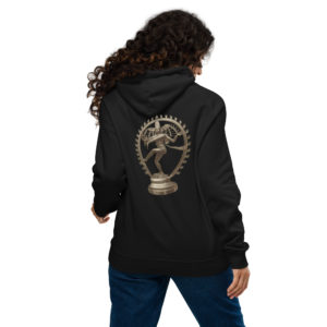 Unisex eco raglan hoodie "Indian mythology"