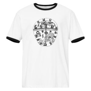 Unisex ringer t-shirt "Sámi"