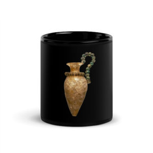 Black Glossy Mug "Minoan"