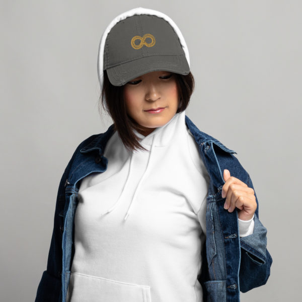 Distressed Dad Hat "Ouroboros" - Image 24