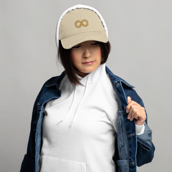 Distressed Dad Hat "Ouroboros" - Image 25