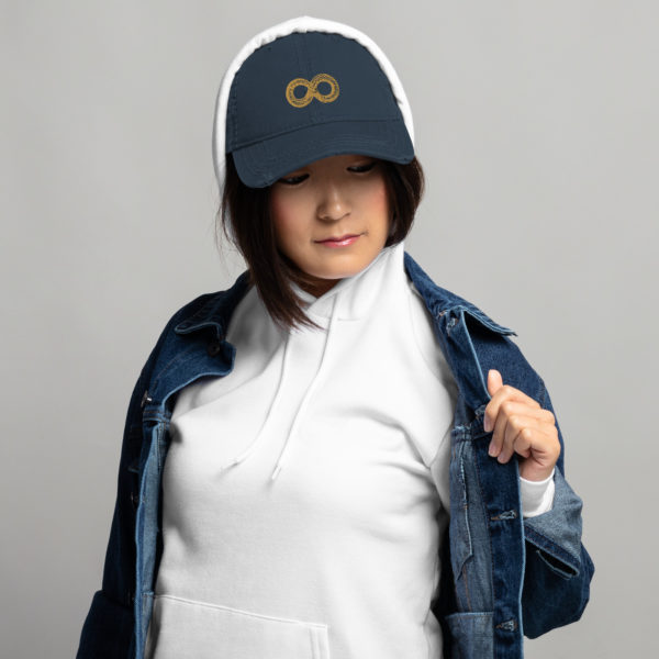 Distressed Dad Hat "Ouroboros" - Image 23