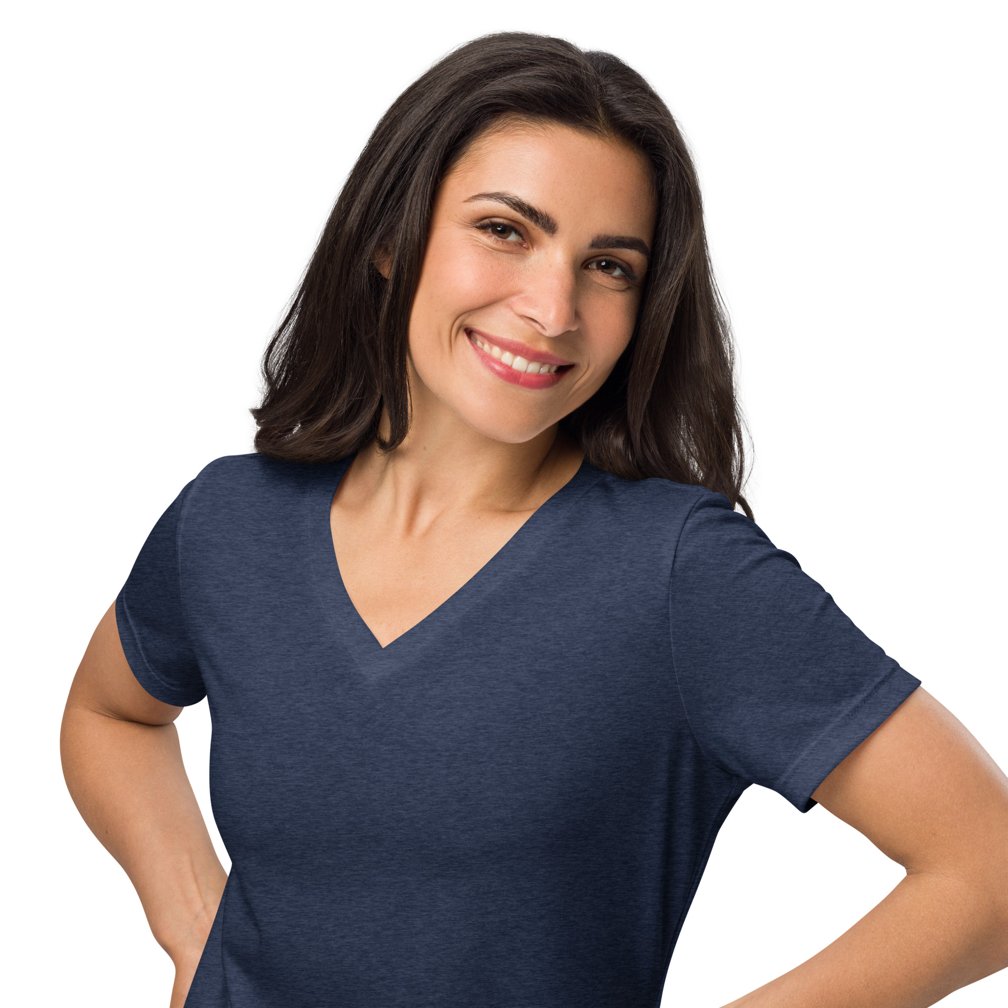 Women’s relaxed v-neck t-shirt "Teotihuacan" - Image 15