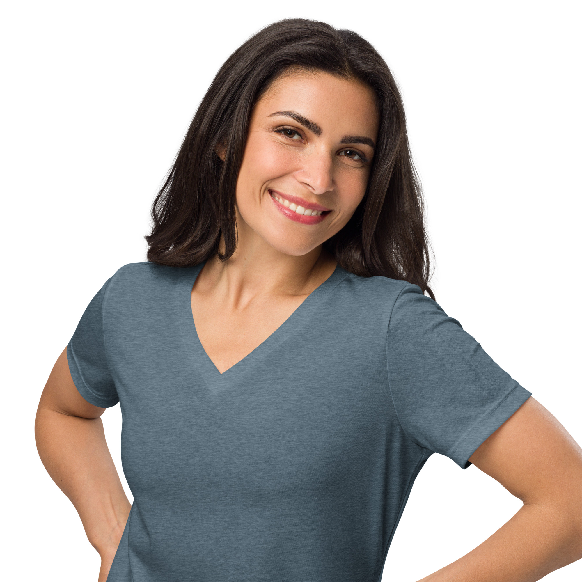 Women’s relaxed v-neck t-shirt "Teotihuacan" - Image 21