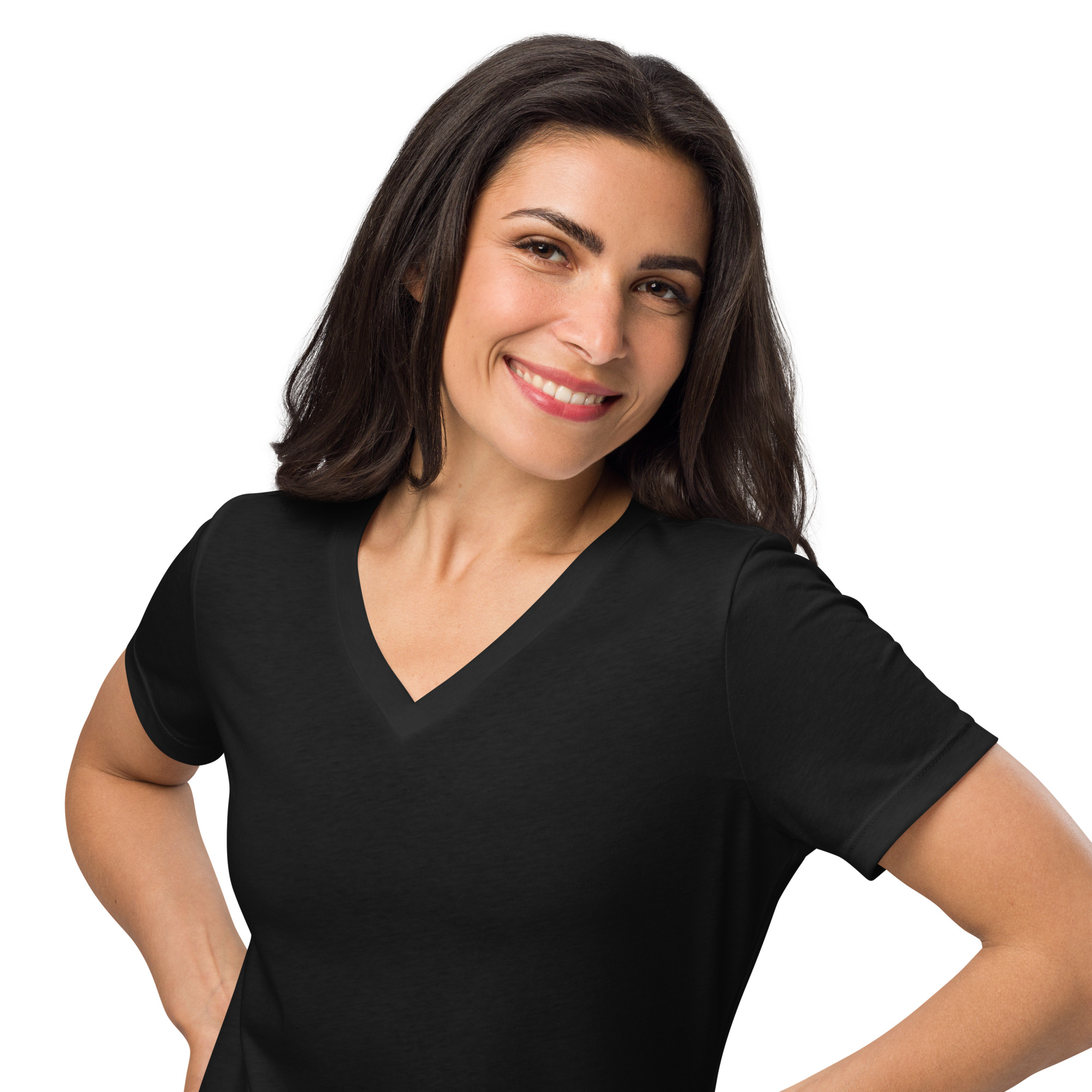 Women’s relaxed v-neck t-shirt "Teotihuacan" - Image 12