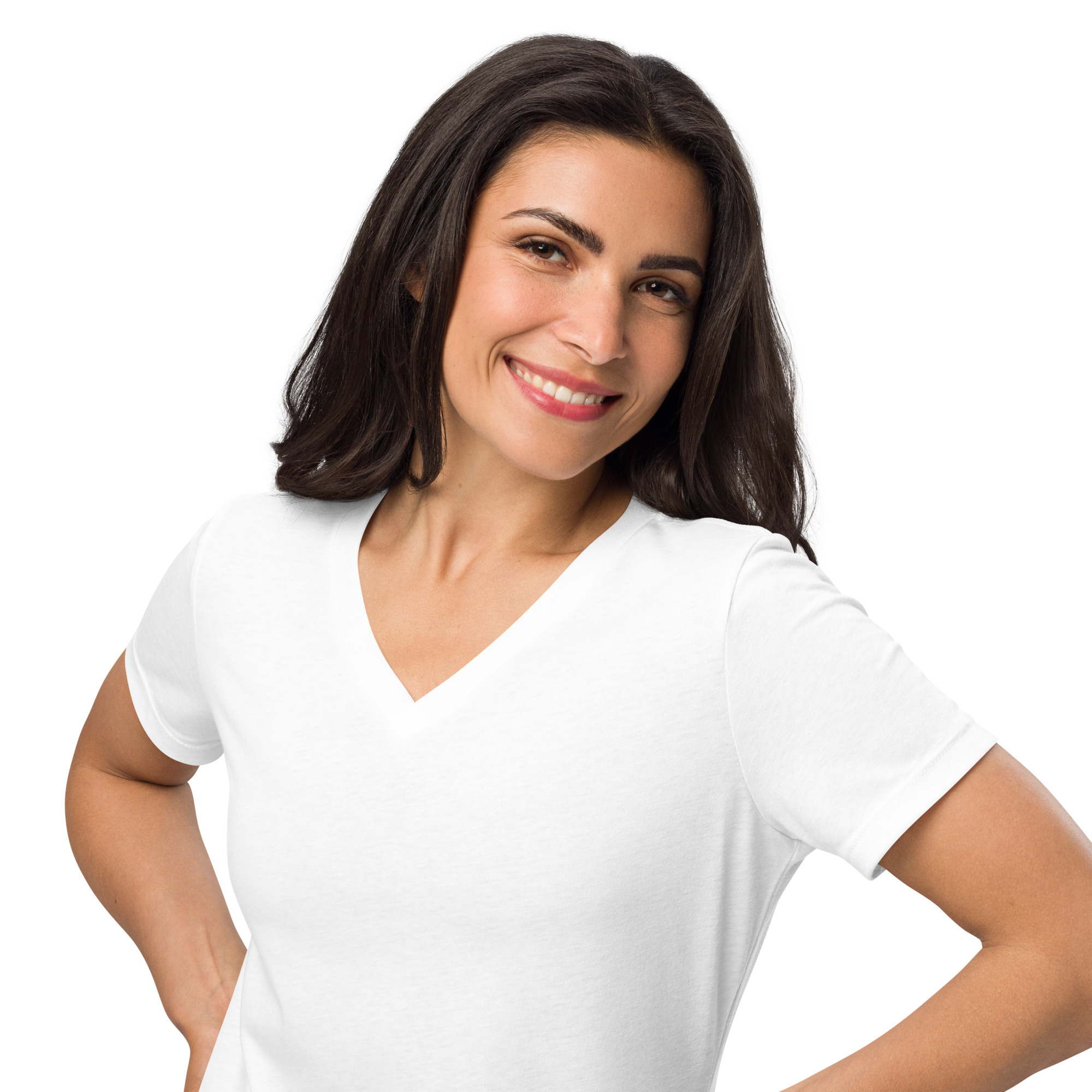 Women’s relaxed v-neck t-shirt "Teotihuacan" - Image 8