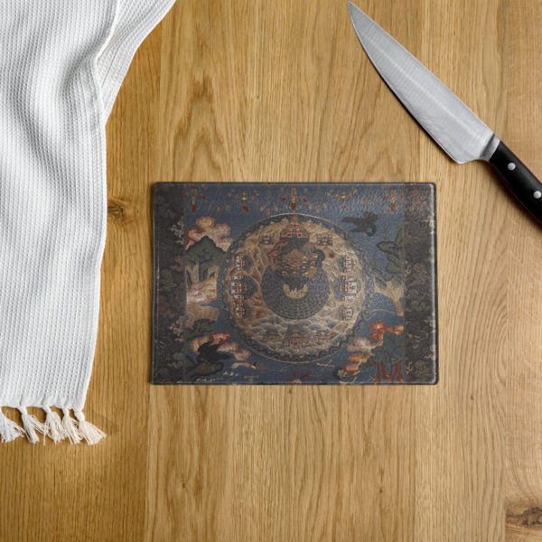 Glass cutting board "Tibetan mythology" - Image 2