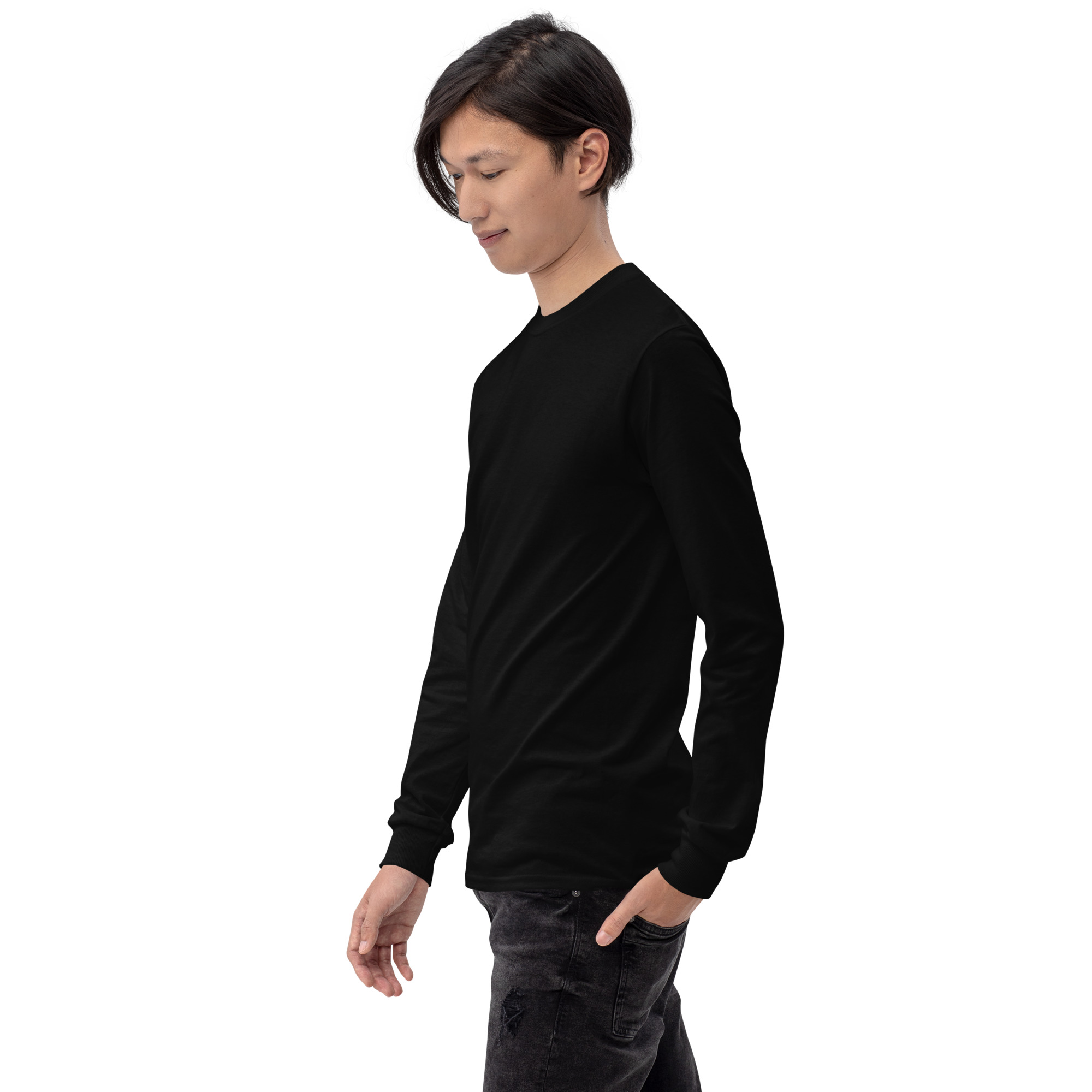 Men’s Long Sleeve Shirt "Fuxi and Nüwa" - Image 4