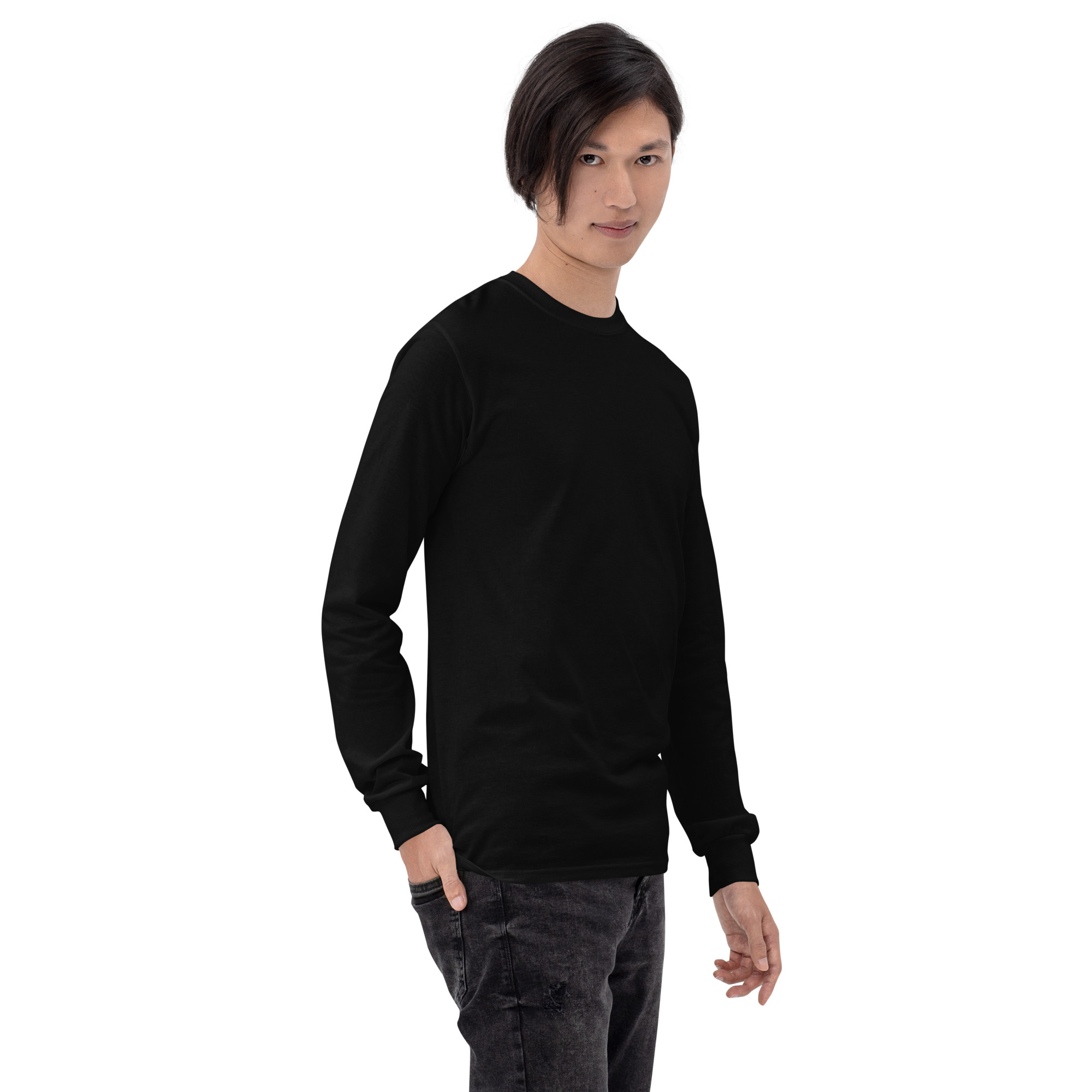 Men’s Long Sleeve Shirt "Fuxi and Nüwa" - Image 6