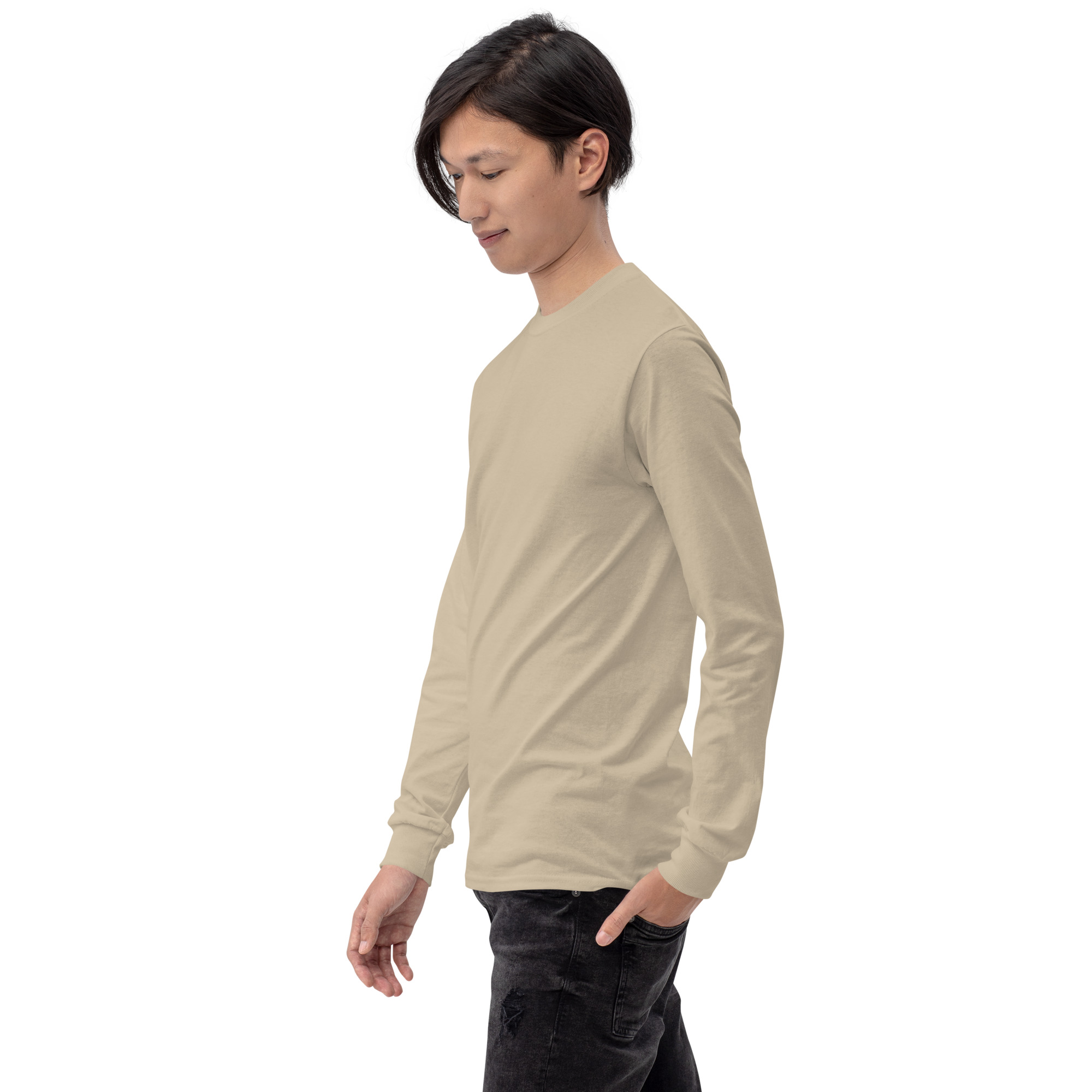 Men’s Long Sleeve Shirt "Fuxi and Nüwa" - Image 10