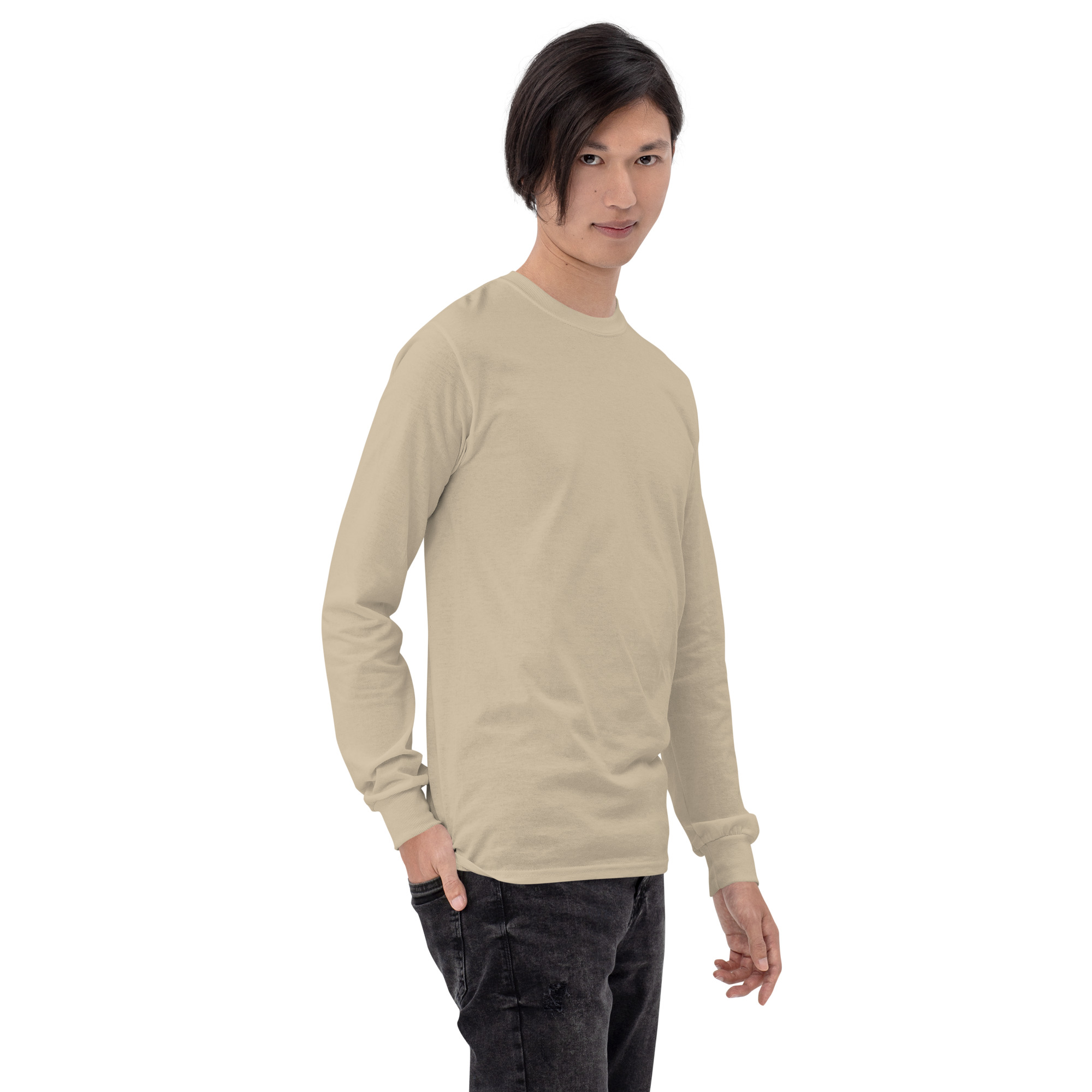 Men’s Long Sleeve Shirt "Fuxi and Nüwa" - Image 12