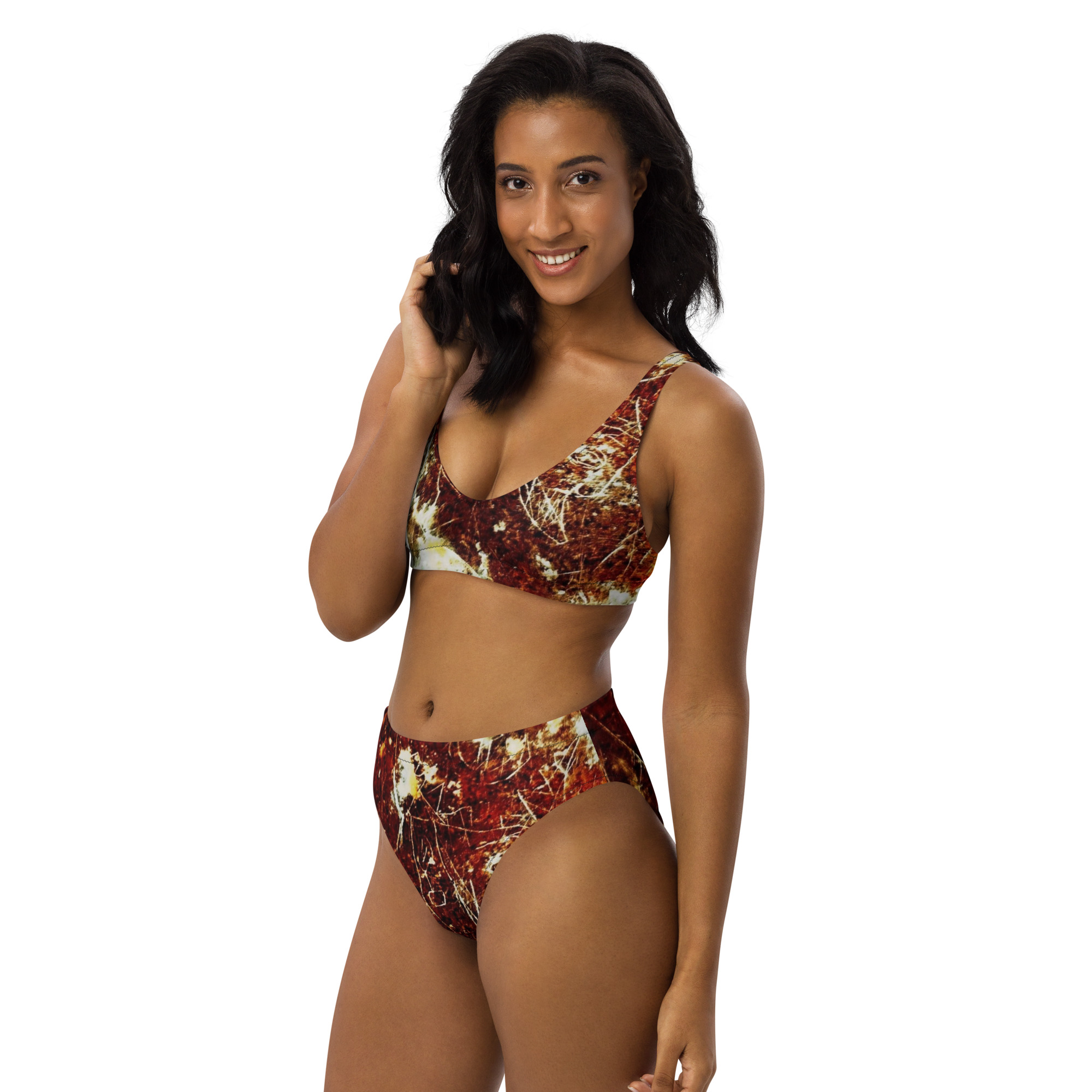 Recycled high-waisted bikini "Istakhr" - Image 4