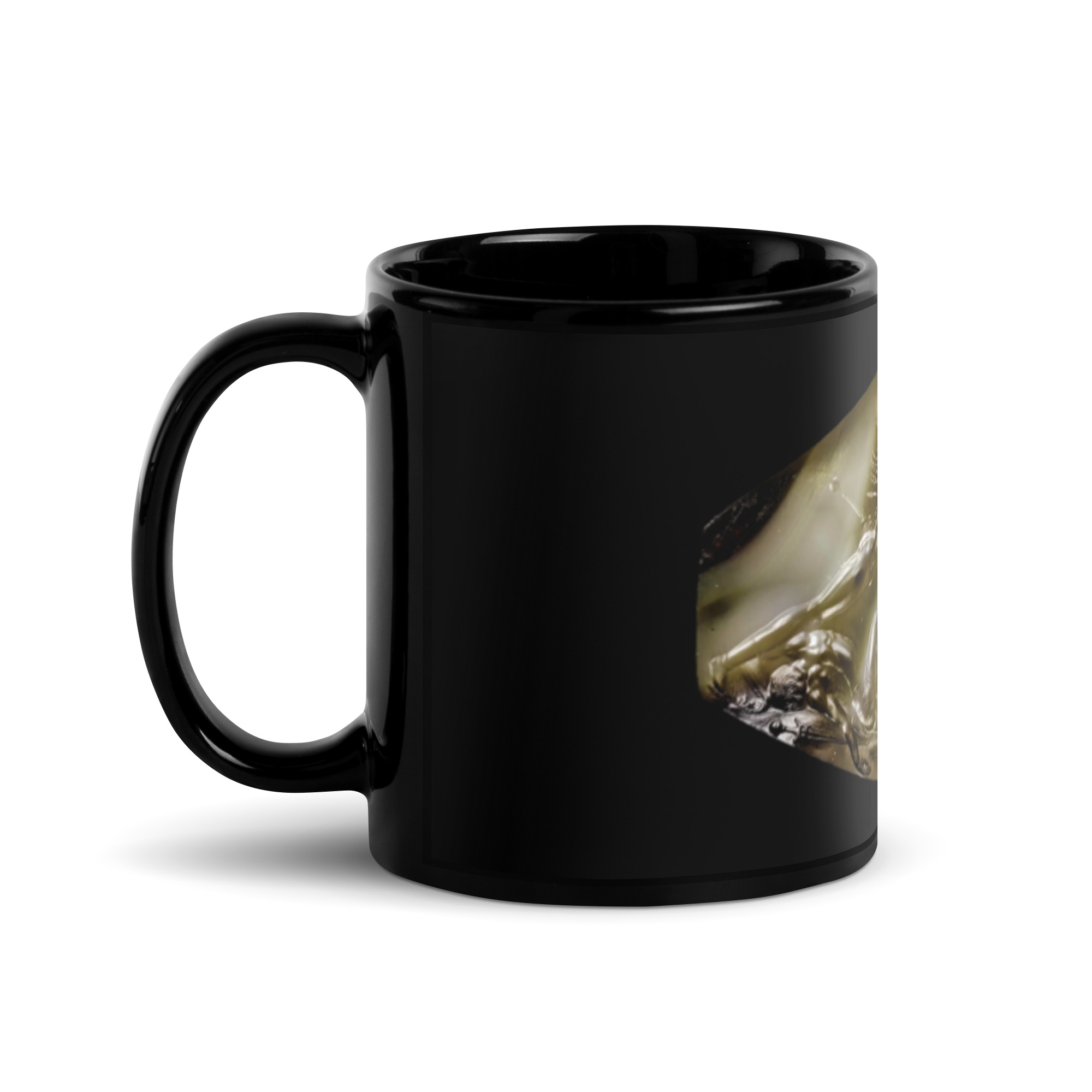 Black Glossy Mug "Pylos Agate" - Image 2