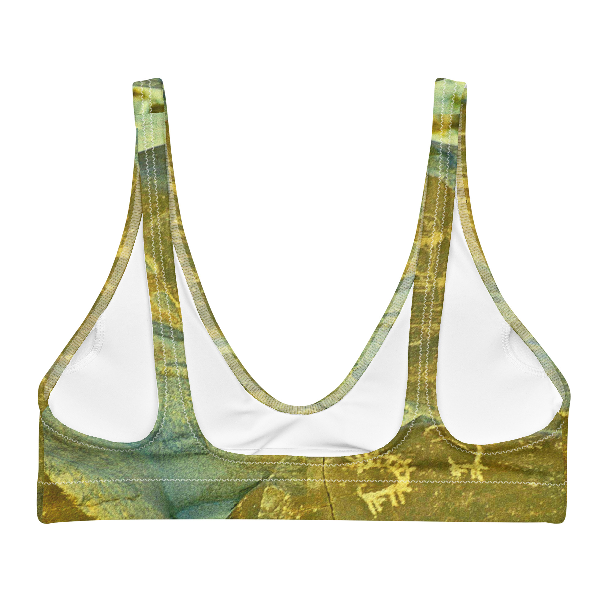 Recycled padded bikini top "Chilas" - Image 2