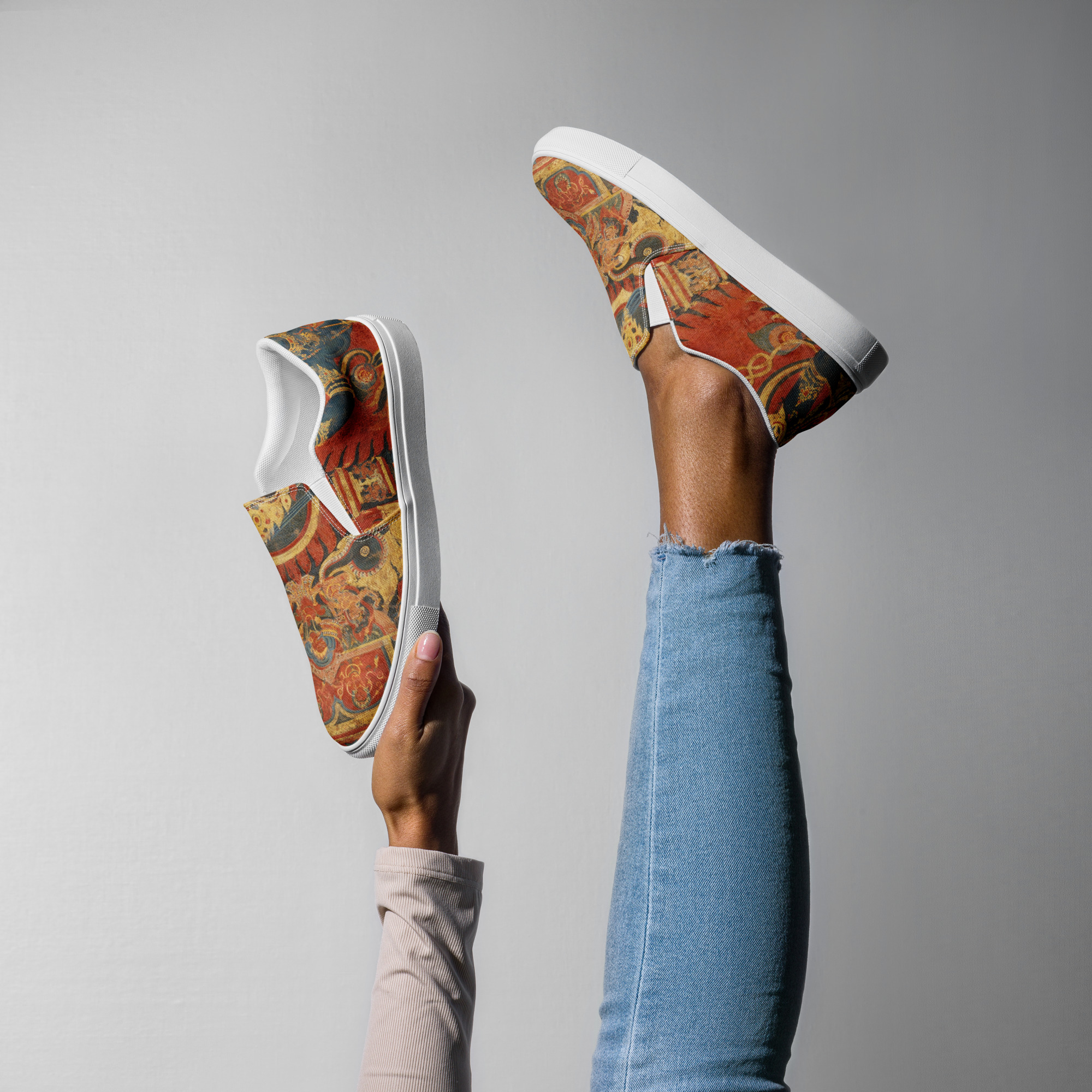 Women’s slip-on canvas shoes "Nepal" - Image 6