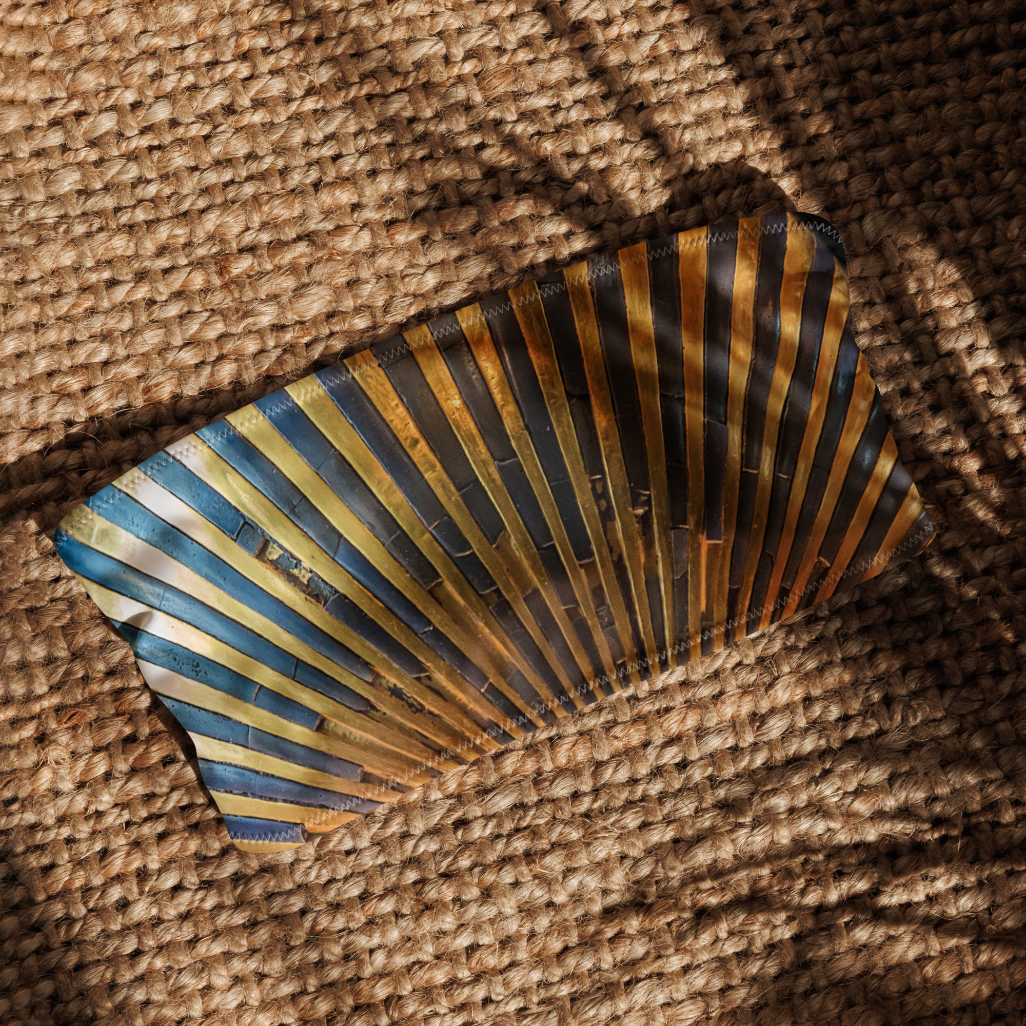 Recycled bandeau bikini top "Tutankhamun" - Image 3