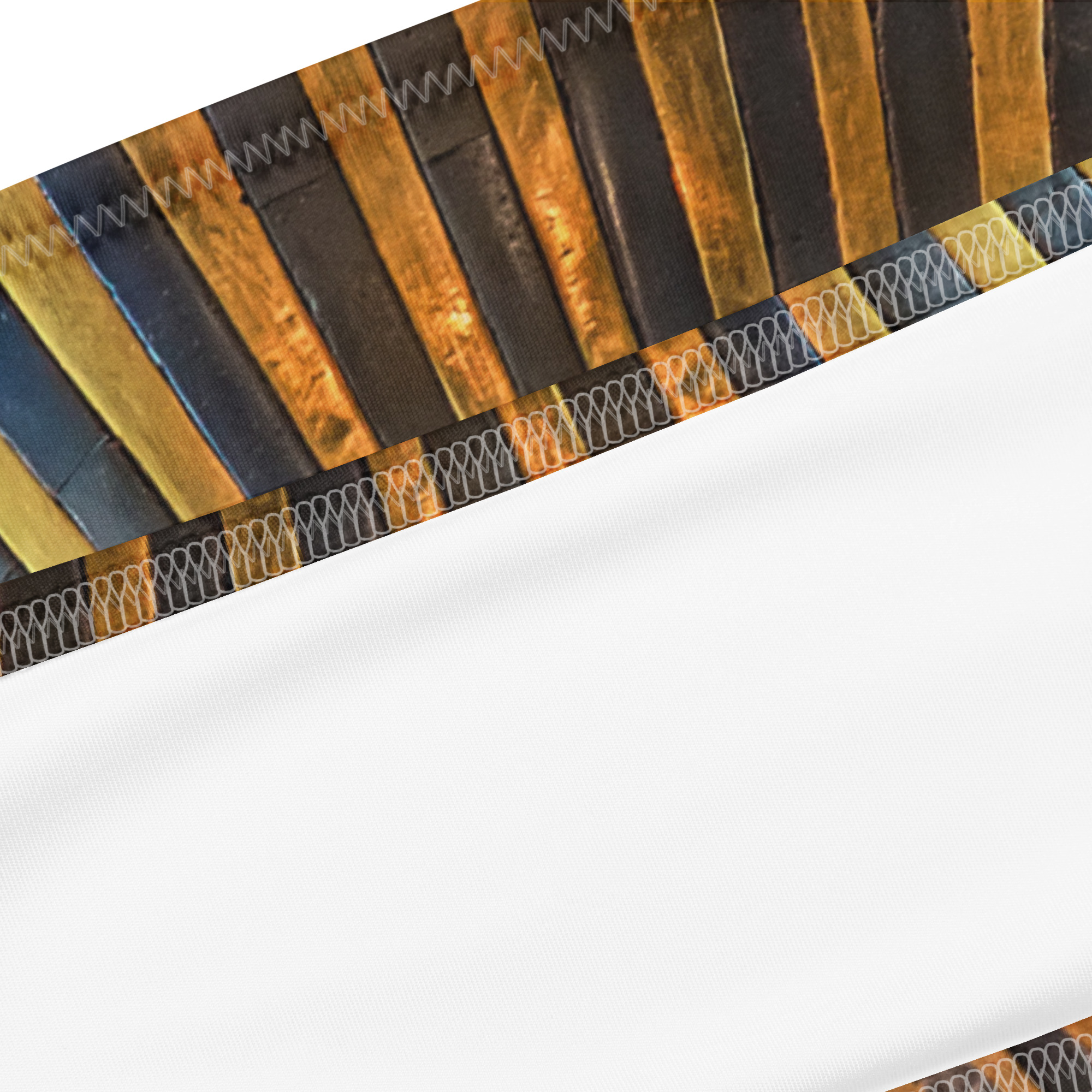 Recycled bandeau bikini top "Tutankhamun" - Image 5