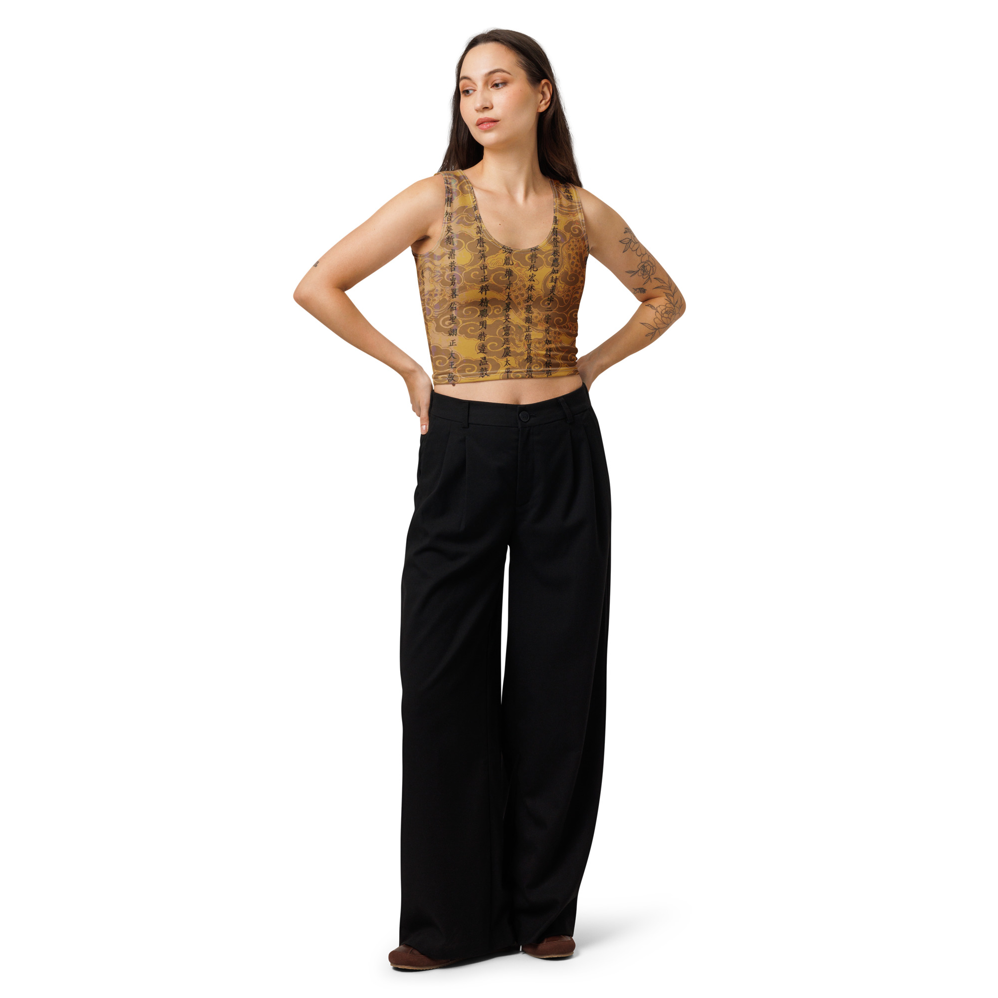 Cotton crop top "Hue"